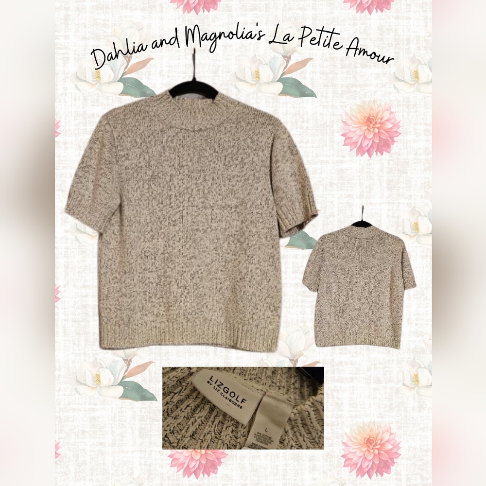 Tan sweater shirt Size L